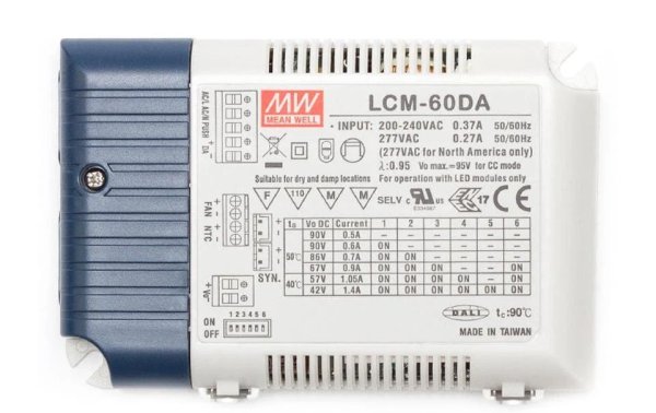 MeanWell Konstantstrom-Netzteil LCM-60DA 60.3 W, 90 V