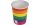 Naturesse Einwegbecher Rainbow 200 ml 50 Stück, Mehrfarbig