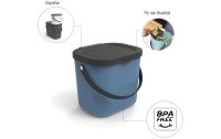 Rotho Recyclingbehälter Albula 6 l, Blau