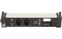 Bachmann Steckdosenleiste CONFERENCE 2x T13, USB, Custom-ABD leer