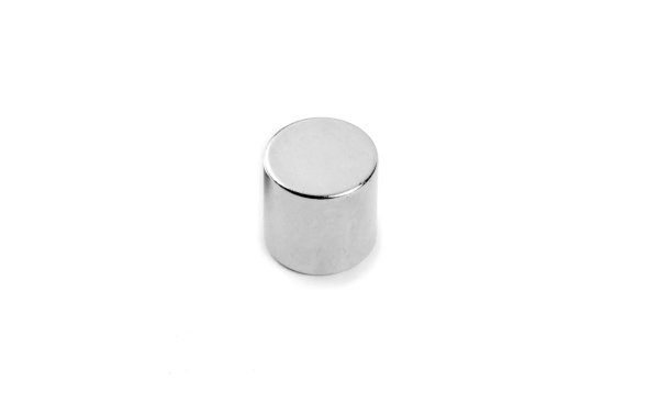 supermagnete Haftmagnet 10 x 10 mm Silber, 5 Stück