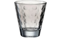 Leonardo Trinkglas Optic Pastell 215 ml, 6 Stück, Grau