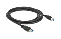 Delock USB 3.0-Kabel  USB A - USB B 2 m