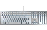 Cherry Tastatur KC 6000 Slim CH-Layout Silber