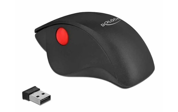 Delock Ergonomische Maus 12598 USB kabellos