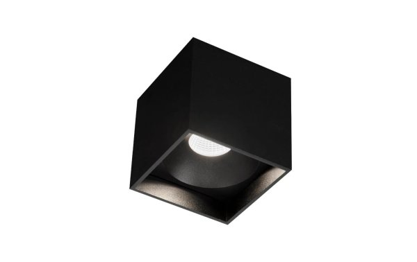 Molto Luce Aufbauspot CAMEA SQUARE SD, Schwarz