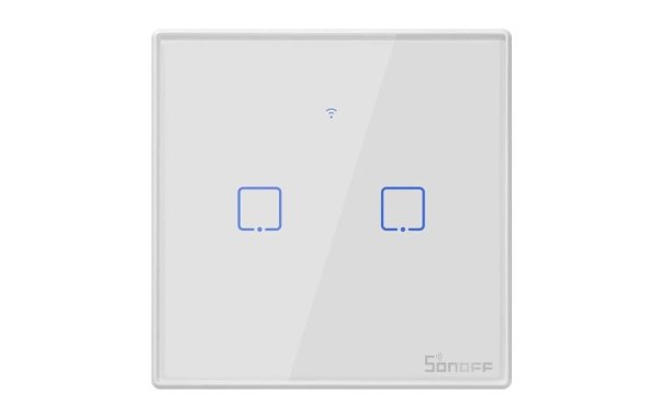 SONOFF Lichtschalter T2EU2C-TX WiFi-RF, 2-fach