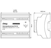 ubisys Heizungssteuerung H10 24 V DC Basismodul ZigBee 3.0