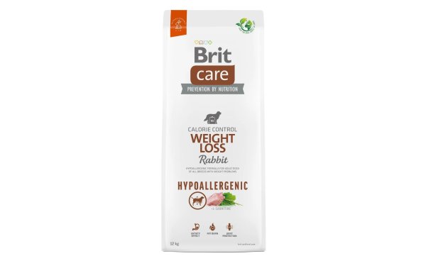 Brit Trockenfutter Care Weight Loss Hypoallergen Kaninchen, 12 kg