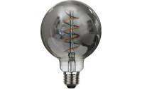 Star Trading Lampe LED Spiral Filament Smoke, 2 W (15 W), E27, Warmweiss