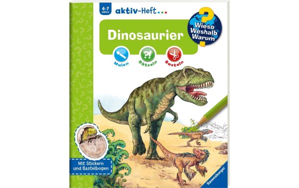 Ravensburger Kinder-Sachbuch WWW aktiv-Heft Dinosaurier