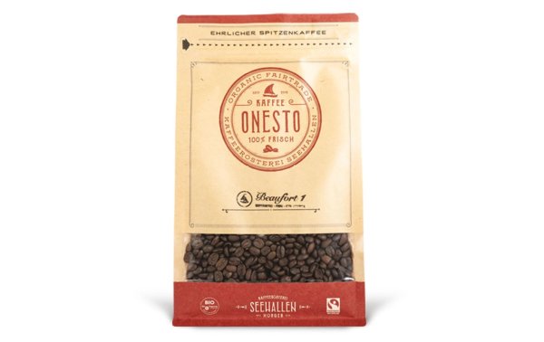 ONESTO Kaffeebohnen Bio Beaufort 1 entkoffeiniert 1 kg