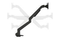 Multibrackets Tischhalterung Gas Lift Arm Single bis 21 kg – Schwarz