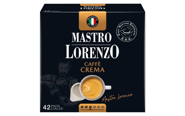 Mastro Lorenzo Kaffeepads Crema 42 Stück