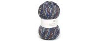 Rico Design Wolle Bamboo für Socken 4-fädig, 100 g, Blau; Braun