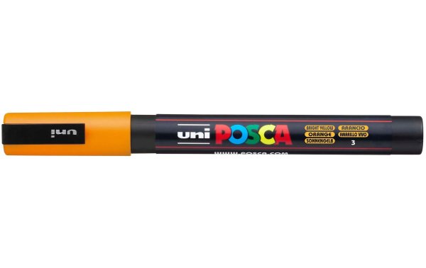 Uni Permanent-Marker POSCA 0.9-1.3 mm, Dunkelgelb