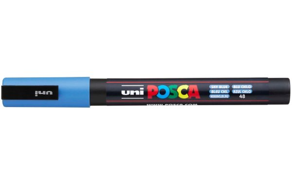 Uni Permanent-Marker POSCA 0.9-1.3 mm, Himmelblau