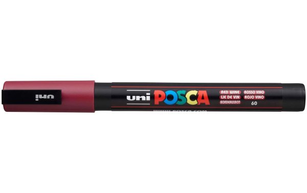 Uni Permanent-Marker POSCA 0.9-1.3 mm, Bordeaux