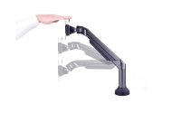 Multibrackets Tischhalterung Gas Lift Arm Desk bis 21 kg – Schwarz