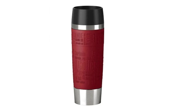 Emsa Thermobecher Travel Mug Grande 500 ml, Rot