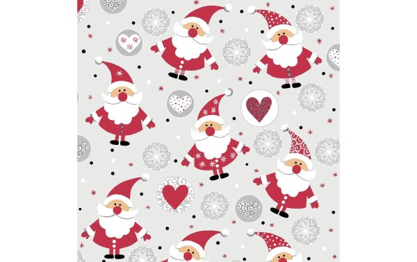 Paper + Design Weihnachtsservietten Funny Santas 33 cm x 33 cm, 20 Stück