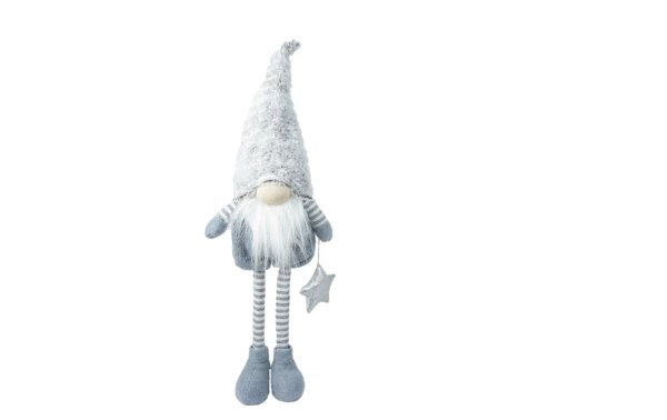 Dameco Weihnachtsfigur Wichtel Junge 66 cm, Grau