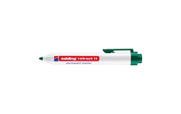 edding Permanent-Marker Retract 11 Grün