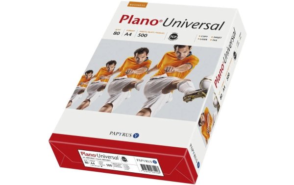 Plano Kopierpapier Universal A4, Weiss, 80 g/m², 2500 Blatt