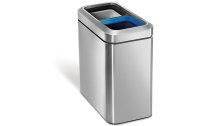 Simplehuman Recyclingbehälter CW1470 20 Liter, Silber