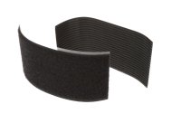 FASTECH Klettband 50 x 100 mm selbstklebend Schwarz, 2 Paare