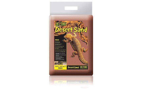 Exo Terra Bodensubstrat Desert Sand, Rot, 4.5 kg