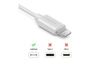 deleyCON Audio-Kabel Apple Lightning - 3.5 mm Klinke 2 m