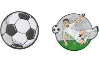 Schneiders Badges Footbal + SoccerPlayer 2 Stück