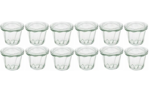 Weck Einmachglas 80 ml, 12 Stück