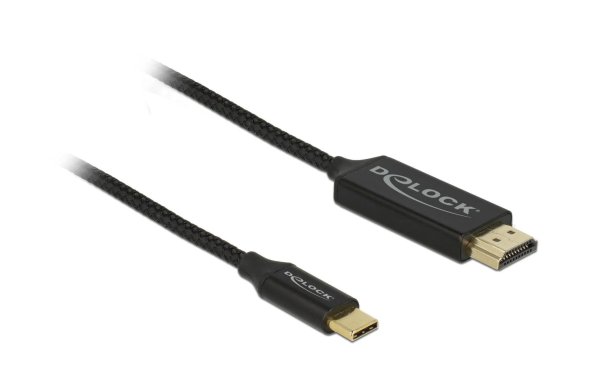 Delock Kabel USB Type-C – HDMI koaxial Kabel, 2m, 4K/60Hz