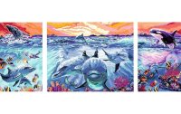Ravensburger Malen nach Zahlen CreArt: Dolphins at Sunset