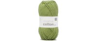 Rico Design Wolle Creative Cotton Aran 50 g, Pistazie