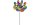 Invento-HQ Windrad Blumen Duett Regenbogen 82 cm