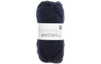 Rico Design Wolle Creative Cotton Aran 50 g, Marineblau