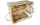 Holz Zollhaus Holzharasse mit Kordel Geflammt, 30 x 38 cm