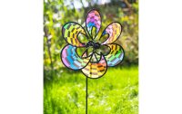 Invento-HQ Windrad Blume Regenbogen 82 cm