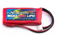 Nvision RC-Akku LiPo 900 mAh 7.4 V 30C