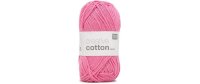 Rico Design Wolle Creative Cotton Aran 50 g, Bonbonrosa