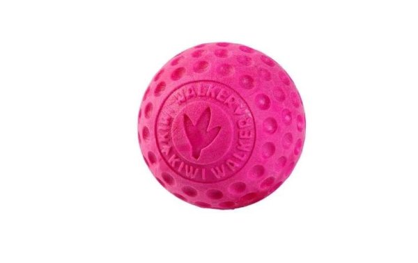 KIWI WALKER Hunde-Spielzeug Ball Rosa, M, Ø 8 cm