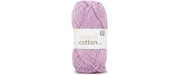 Rico Design Wolle Creative Cotton Aran 50 g, Violett