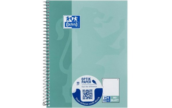 Oxford Notizbuch Collegeblock A5+, Mint