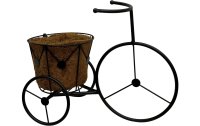 Dameco Blumentopf Fahrrad 30 cm, Schwarz