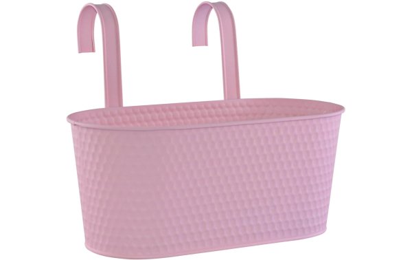 Dameco Blumentopf mit zwei Haken 14 cm, Pink