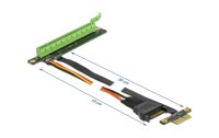 Delock PCI-E Riser Karte x1 zu x16 flexibel, gewinkelt,...