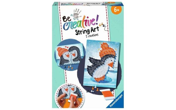 Ravensburger Bastelset Be Creative String Art Pinguine